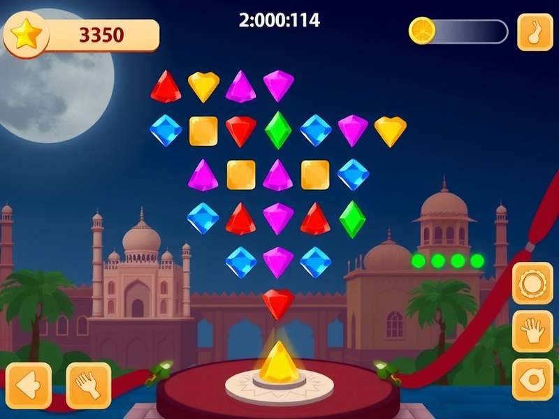 Jaipur Jewel Juggle Game Screenshot